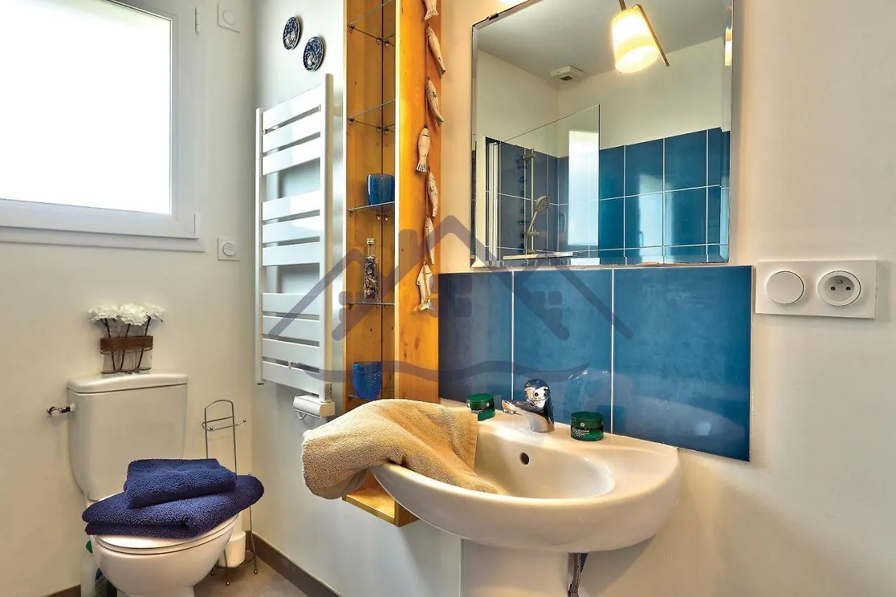 Localise - M8B - Ty Katell-Roz - Maison De Plain-Pied Avec Un Terrain Entierement Clos A Quelques Pas De La Plage Et Du Centre - Wifi Inclus - Draps Inclus - Animaux Bienvenus Tréffiagat Dom wakacyjny