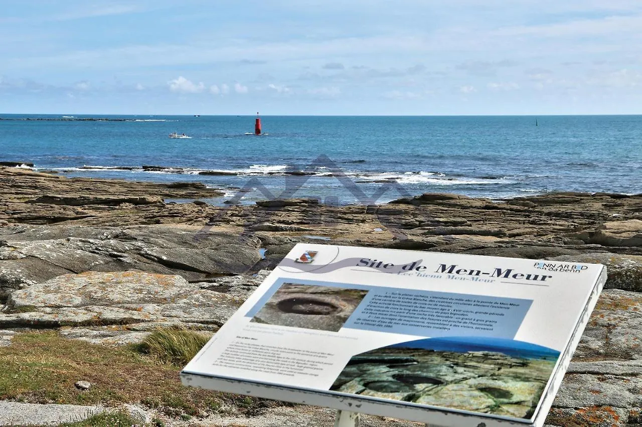 Localise - M8B - Ty Katell-Roz - Maison De Plain-Pied Avec Un Terrain Entierement Clos A Quelques Pas De La Plage Et Du Centre - Wifi Inclus - Draps Inclus - Animaux Bienvenus Tréffiagat Francja
