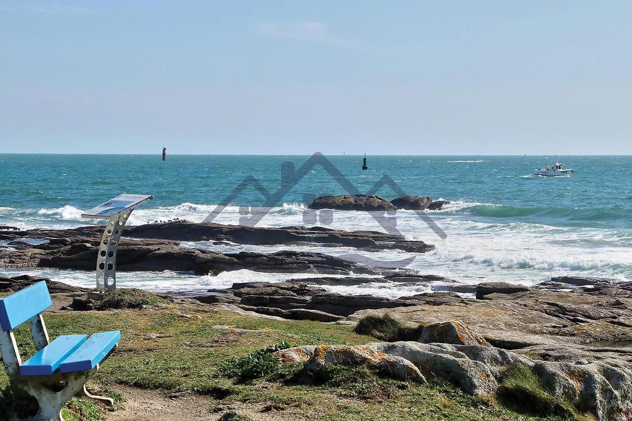 Localise - M8B - Ty Katell-Roz - Maison De Plain-Pied Avec Un Terrain Entierement Clos A Quelques Pas De La Plage Et Du Centre - Wifi Inclus - Draps Inclus - Animaux Bienvenus Tréffiagat Francja